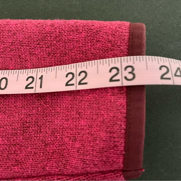 Eddie Bauer Pink Fleece Pullover Snap Neck Ling Sleeve Jacket - Picture 15 of 15